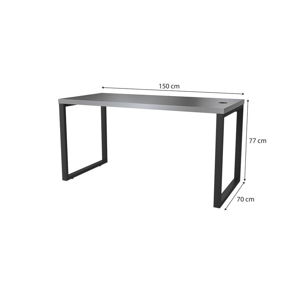 Miniatura Mesa Diretor Kappesberg Office Platinum 150cm