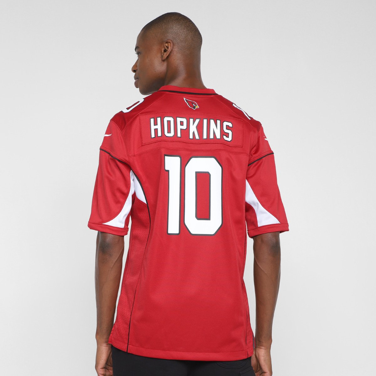 Miniatura Camisa NFL Arizona Cardinals DeAndre Hopkins n° 10 Nike Masculina Vermelho - G