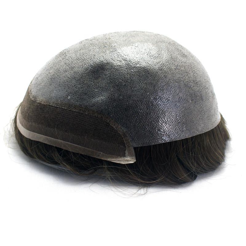 Miniatura Prótese Capilar Cabelo Humano Hibrida Natural Bio Sh 1B