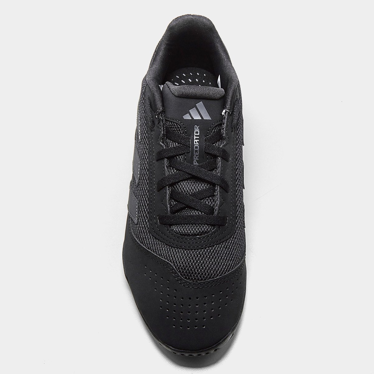 Miniatura Chuteira Futsal Adidas Predator 24 Club Unissex Preto+Chumbo - 44