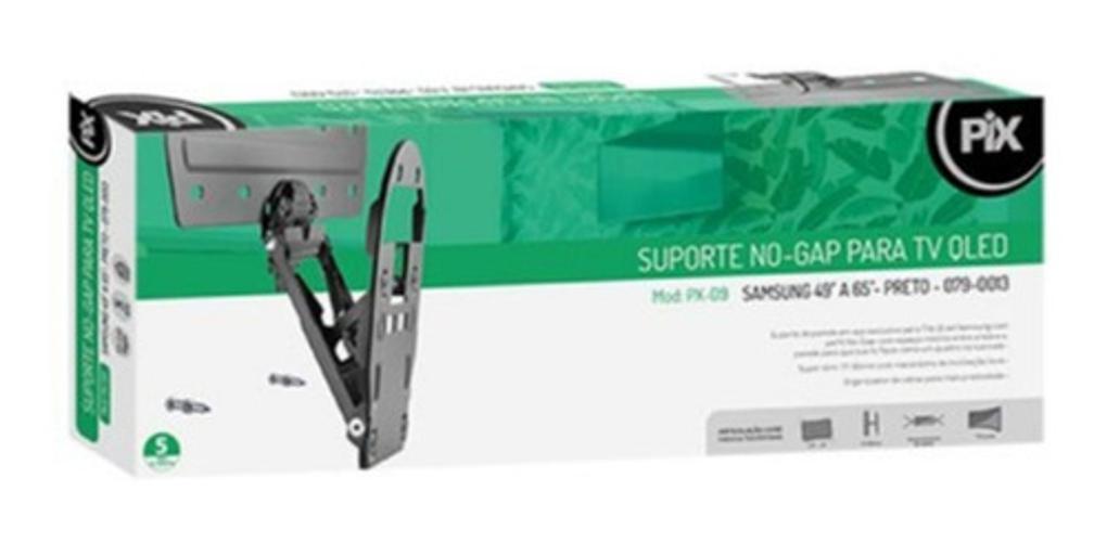 Miniatura Suporte Micro-Gap Para Tv 49 A 65'', Pix, Px-09 - Preto