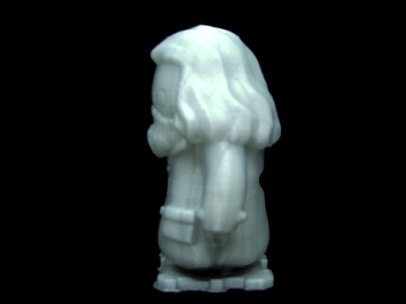 Estatueta Prata Rubeus Hagrid - 8cm x 7cm x 4cm