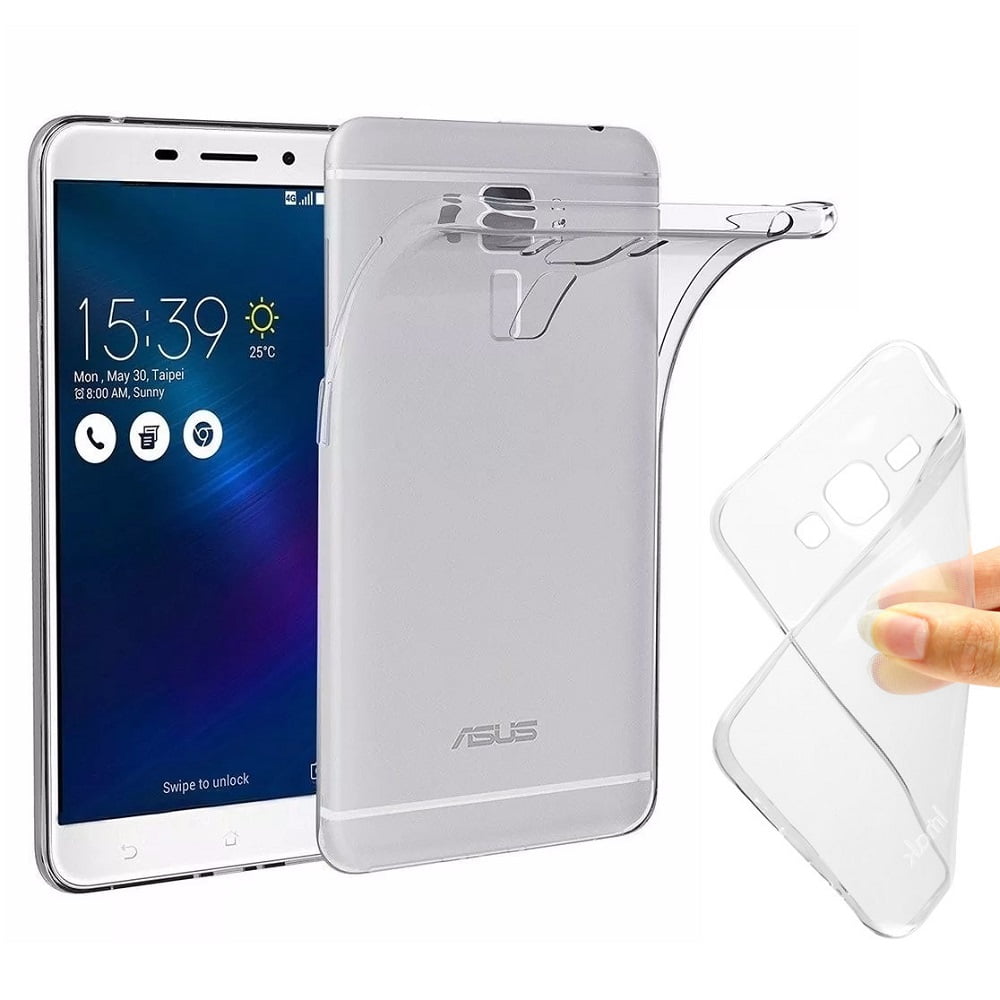 Miniatura Capinha Zenfone 3 5.2 Tpu Ultra Fina Casca De Ovo E Película