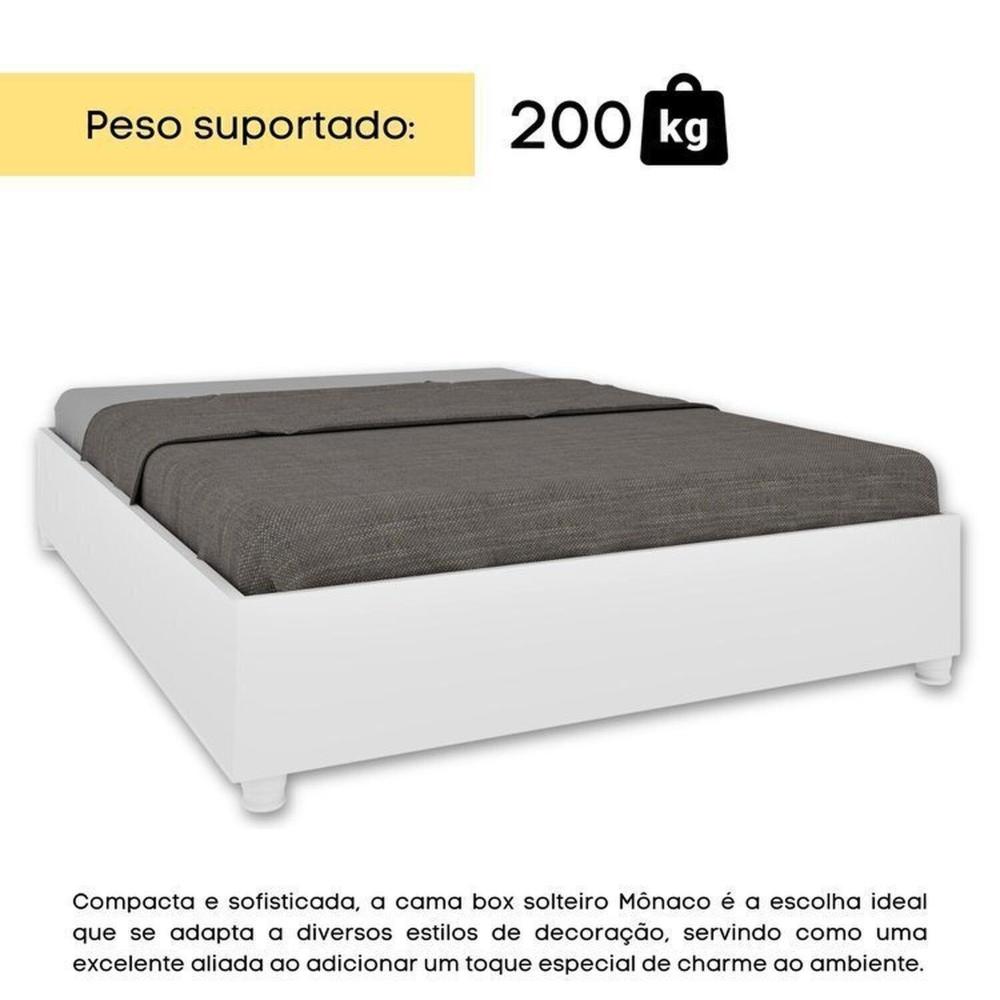 Quarto Casal Completo Guarda-Roupa Londres, Cama Monaco e Cômoda Premium Espresso Móveis Neve