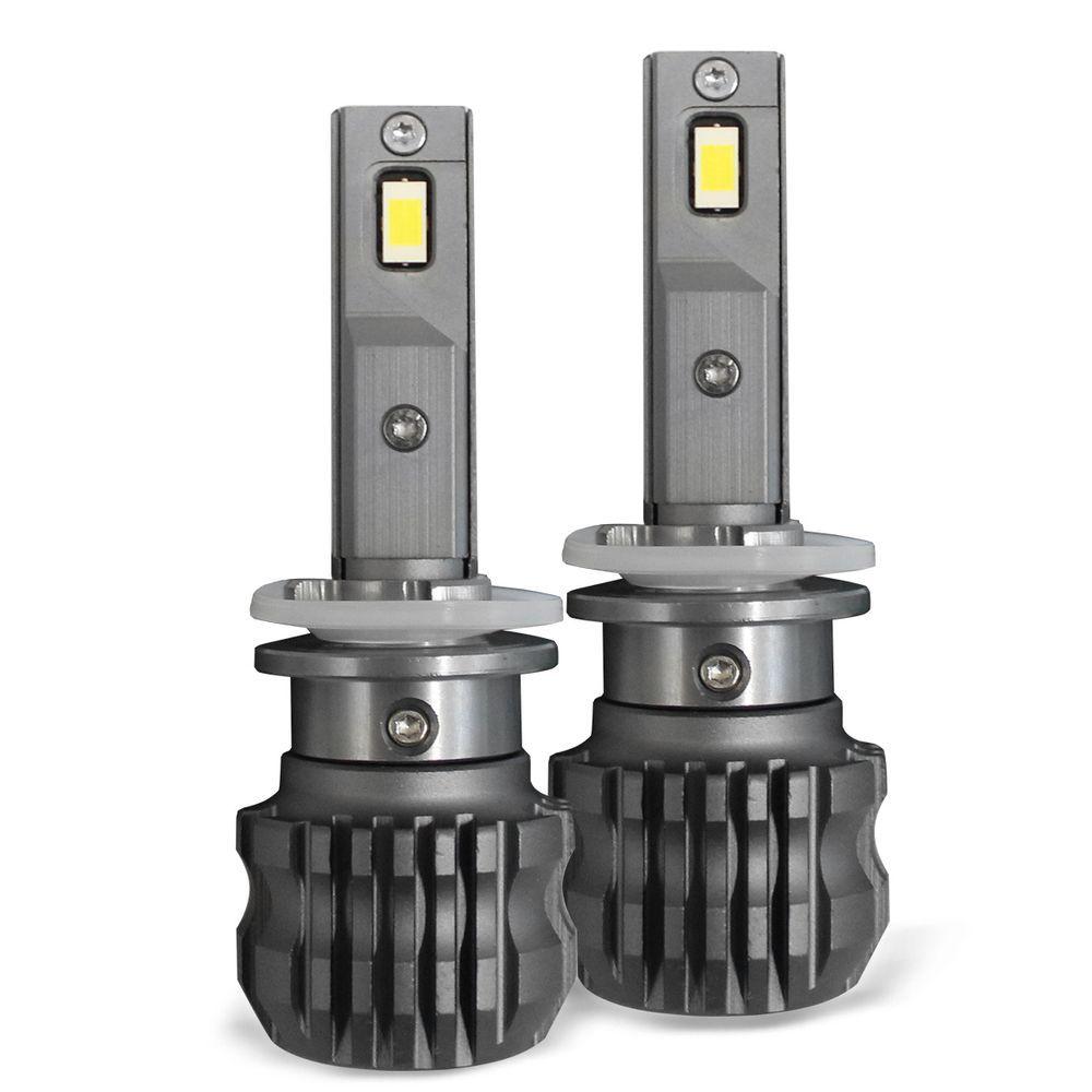 Miniatura Kit Lâmpadas Super Led H27 6000k Slim 5500 Lumens 30w