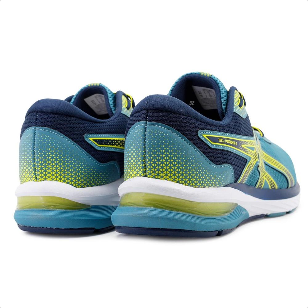 Miniatura Tênis Asics Gel Nagoya 6 Masculino Azul / Amarelo - 38