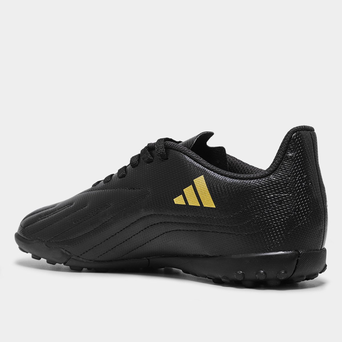 Miniatura Chuteira Society Infantil Adidas Deportivo II - Exclusiva Preto - 26