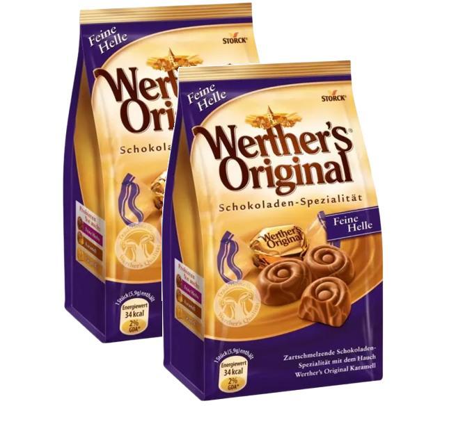 Miniatura 2 Bala Feine Helle Chocolate Storck Werthers 153G