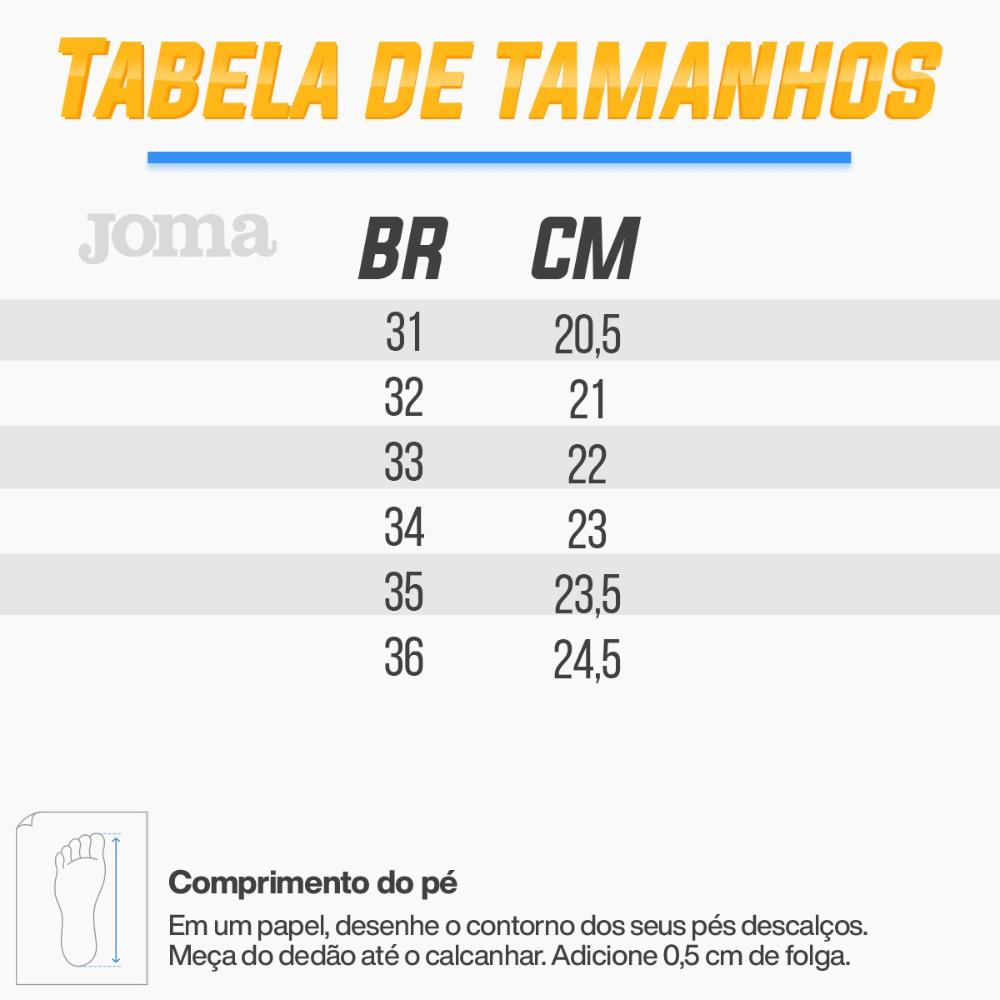 Miniatura Chuteira Society Joma Top Flex JR Marinho / Amarelo - 31