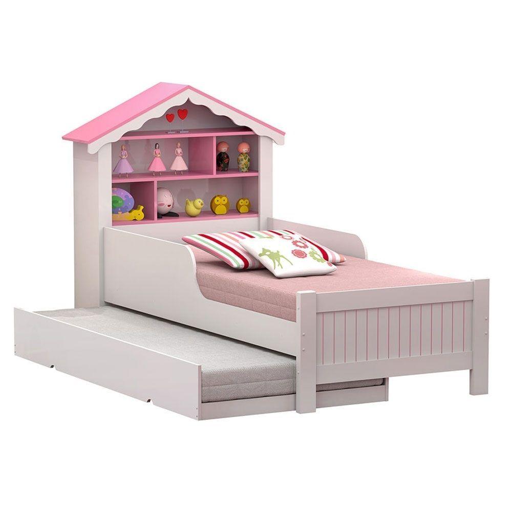 Miniatura Bicama Casinha Menina Juvenil Com Colchões