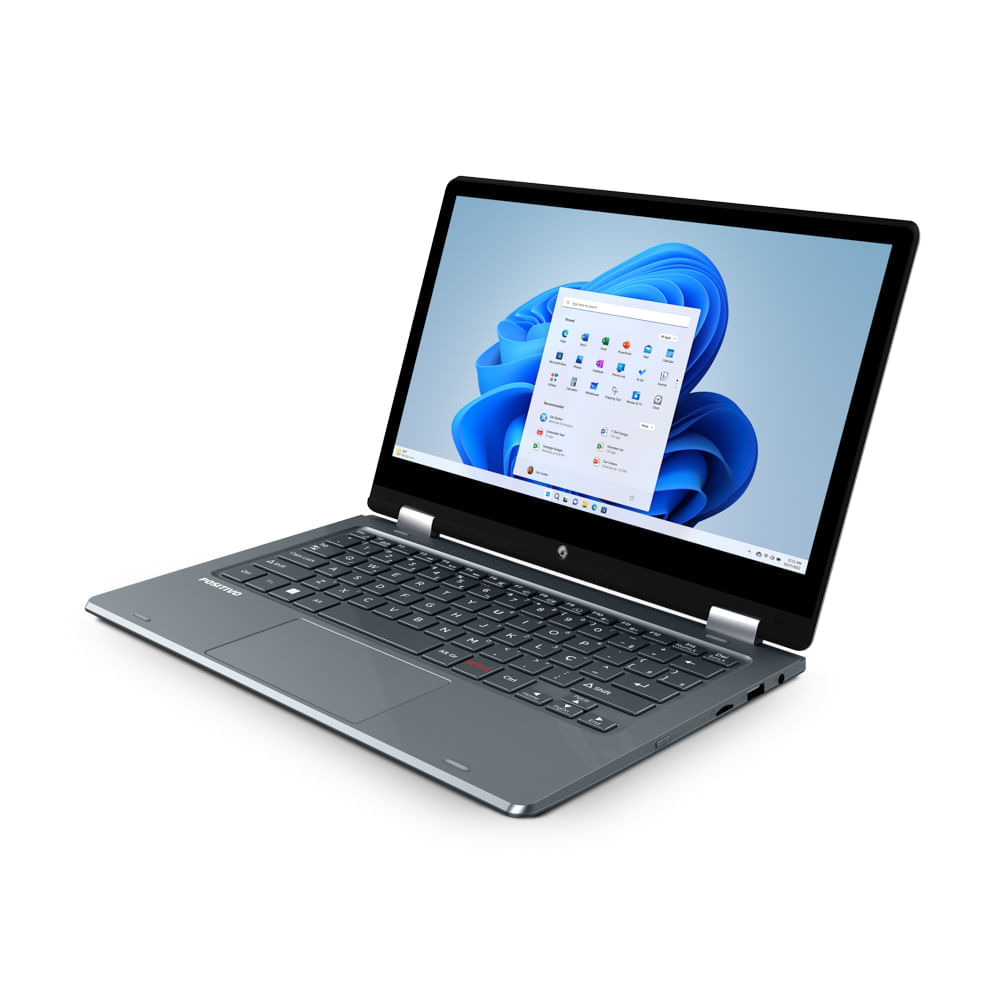 Notebook 2 em 1 Positivo Duo C4128B-3 Intel Celeron Dual Core Windows11 Home 11,6" - Cinza Escuro - Inclui Microsoft 365*