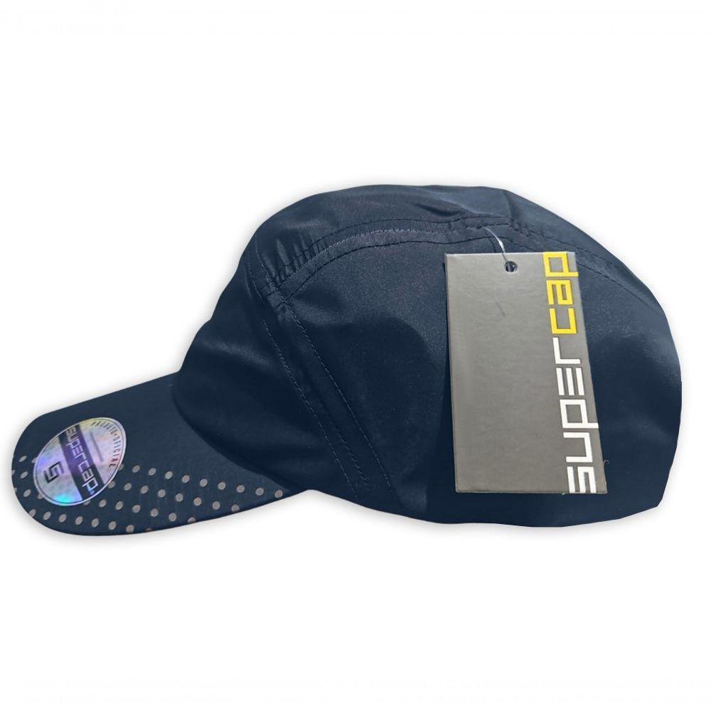 Miniatura Boné Aba Curva Esportivo Tech-cap Detalhes Supercap 38535 Azul Marinho