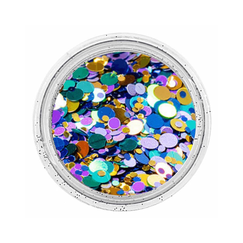 Miniatura Glitter Em Flocos Flores Ag 50G