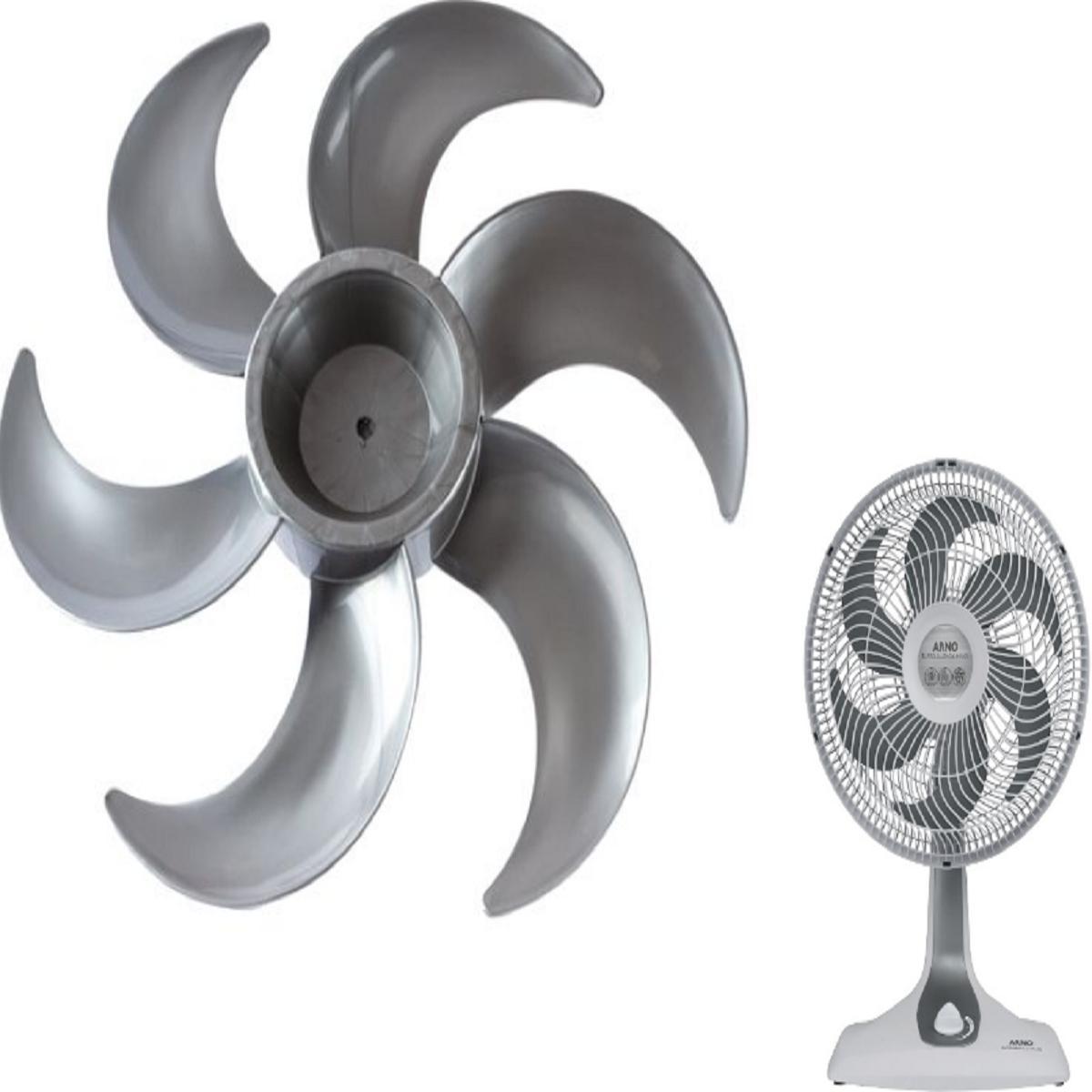 Miniatura Hélice Ventilador Arno 6 Pás Turbo Sil Maxx 40 Cm - M266