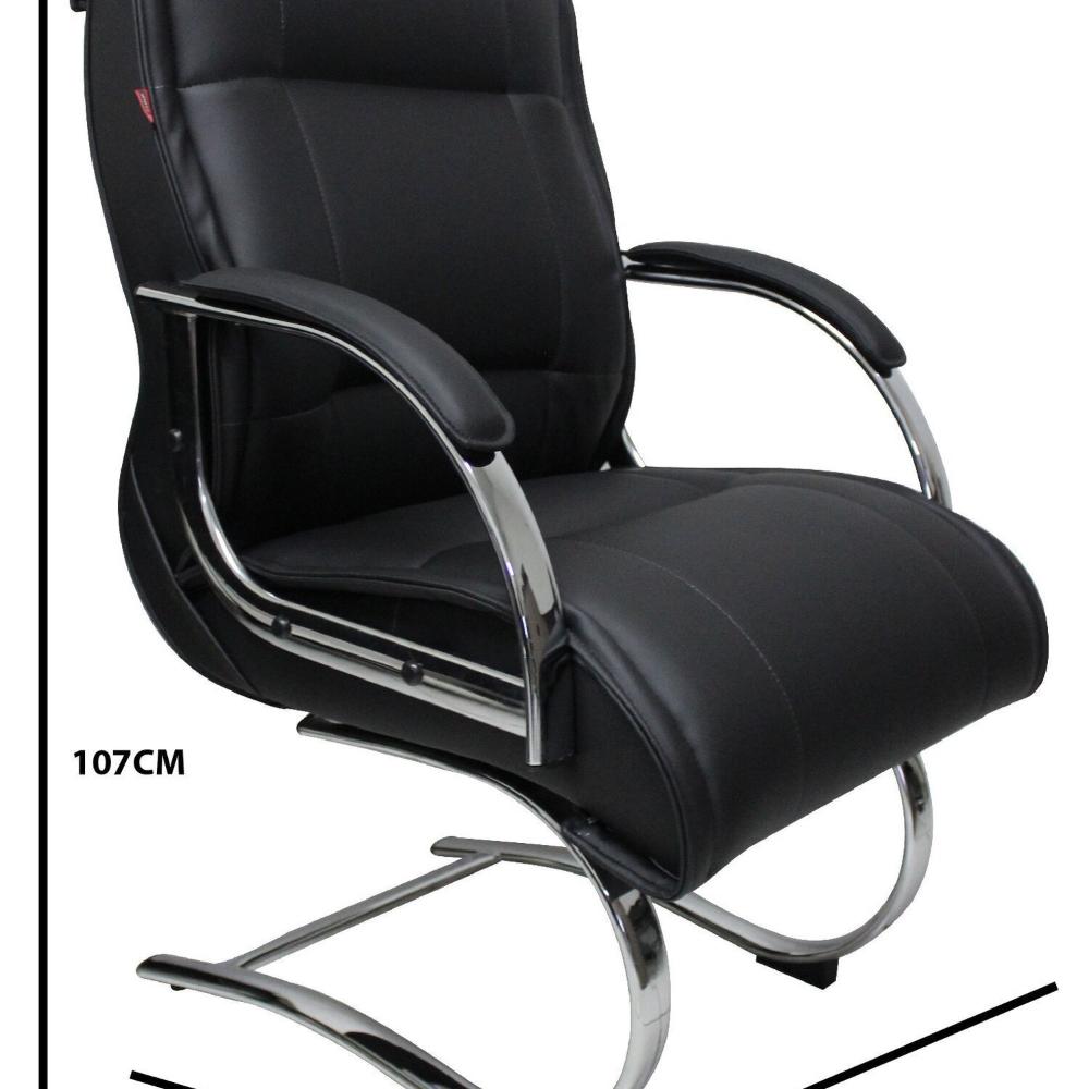 Poltrona Ferrari Diretor 107cm X 66cm X 70cm Preto