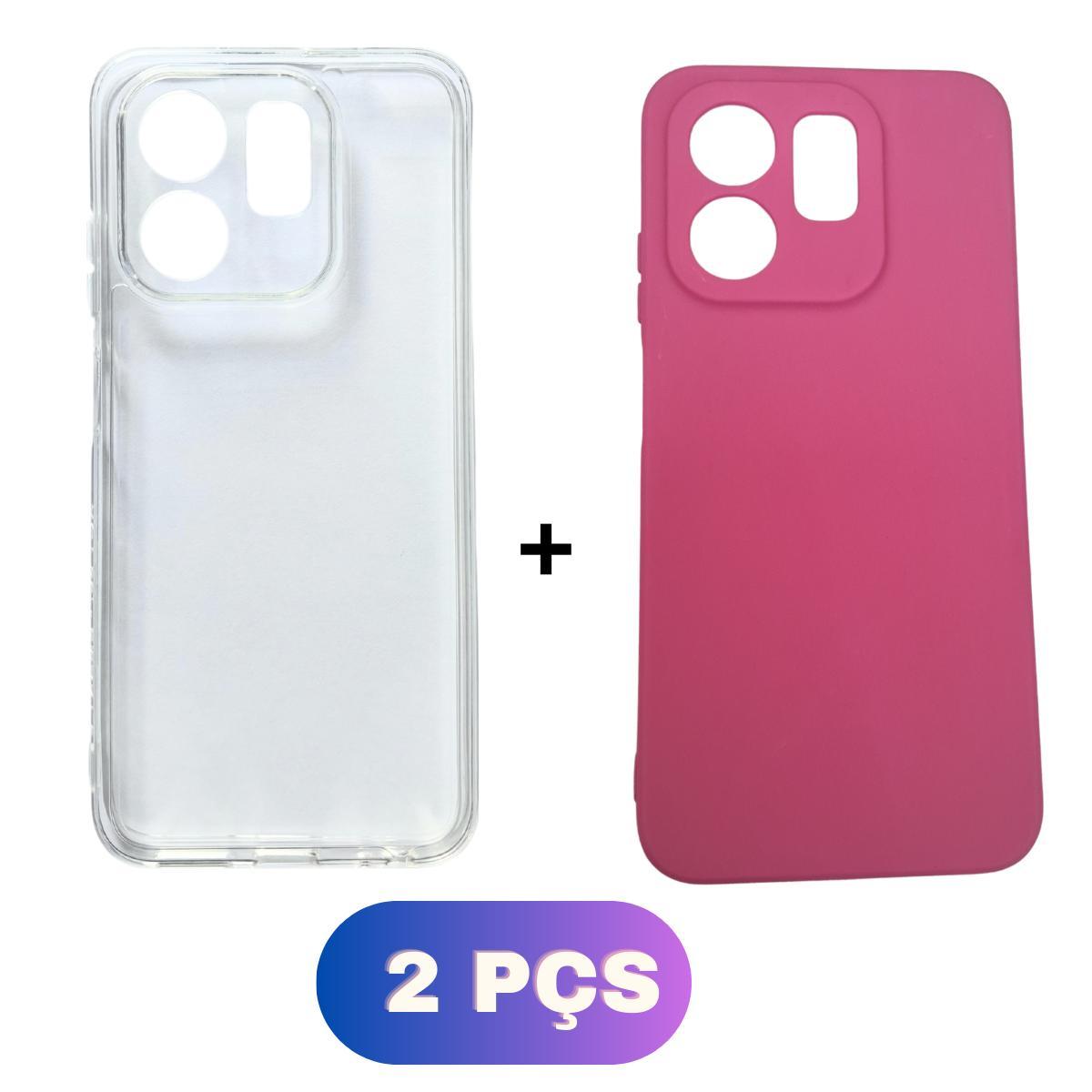 Miniatura Kit Capa Colorida + Capinha Transparente Infinix Smart 9