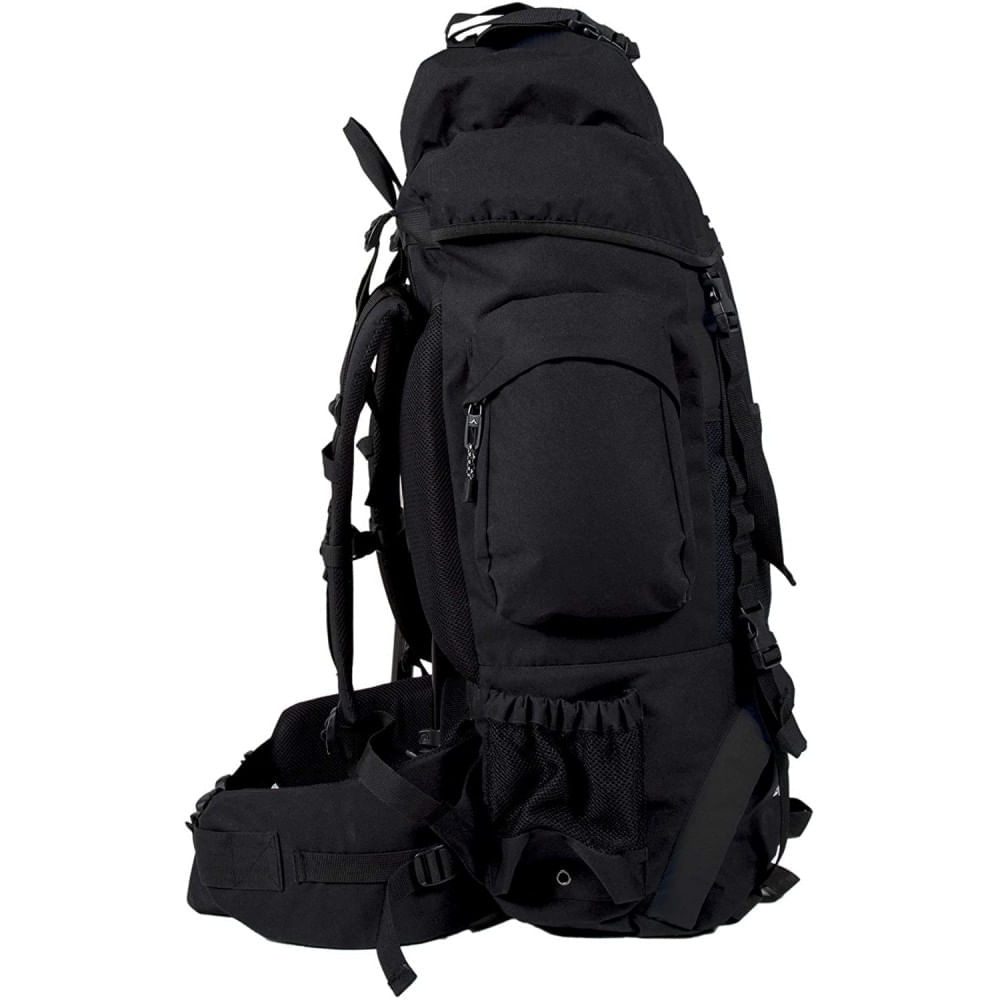 Miniatura TETON Mochila de Acampamento Camping 75L Impermeável Preta