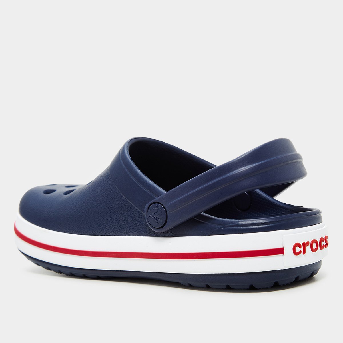 Miniatura Crocs Infantil Casual Menino Marinho+Vermelho - 22