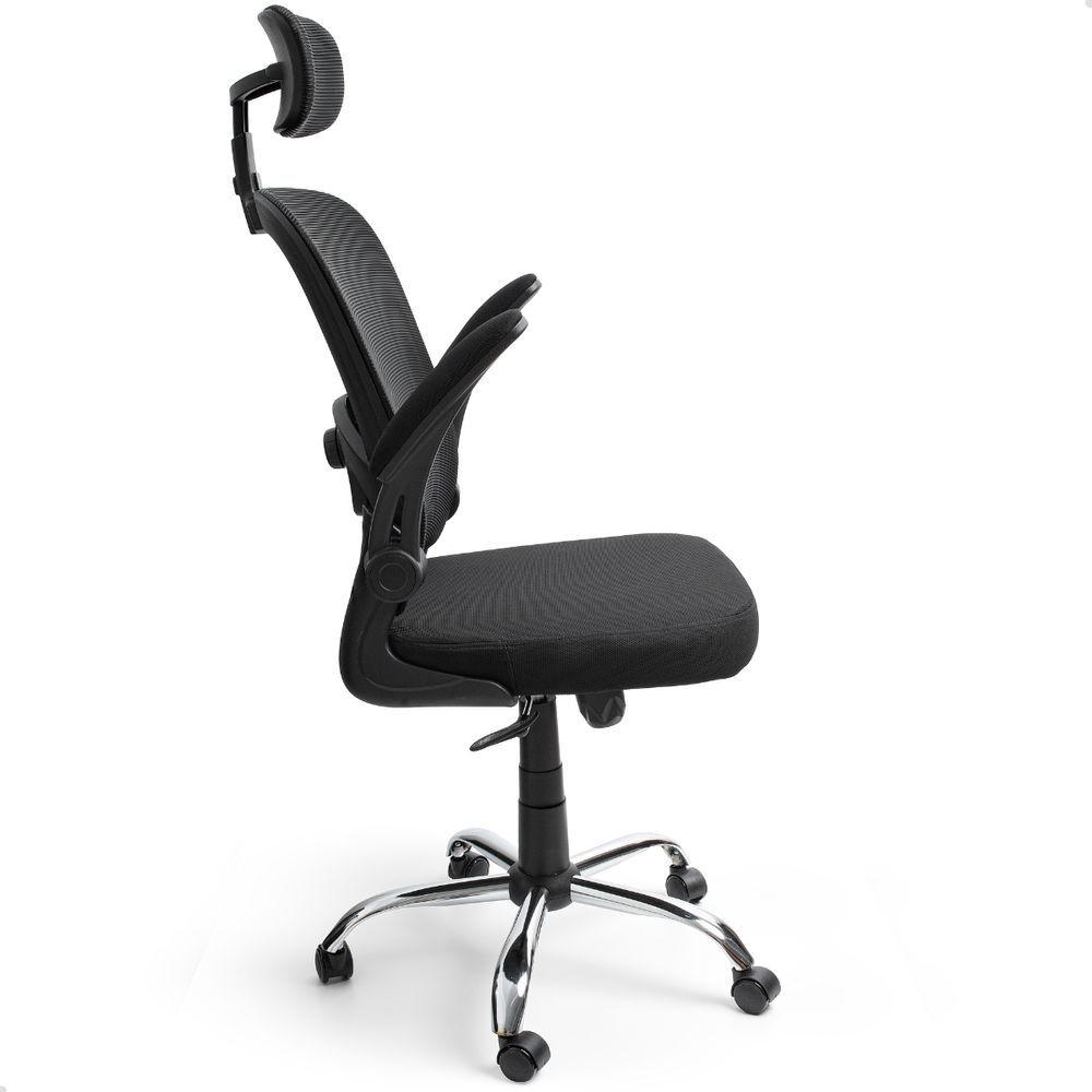 Miniatura Cadeira De Escritorio Presidente Giratória Ergonômica Mesh