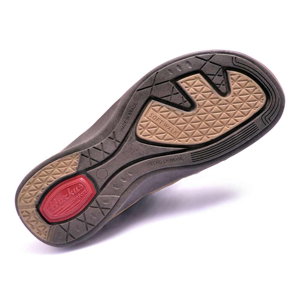 Miniatura Sandalia papete chinelo adulto masculino couro 9062-80-85