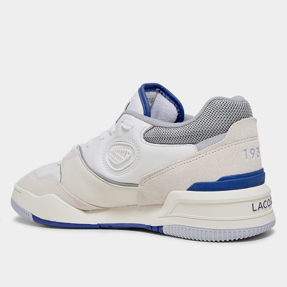 Miniatura Tênis Lacoste Line Shot Masculino Branco+Cinza - 38