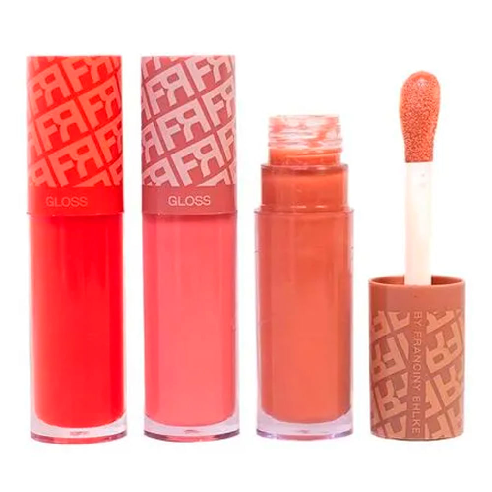 Miniatura Kit Gloss Fran by Franciny Ehlke Glosslicious 3 Unidades de 5ml cada
