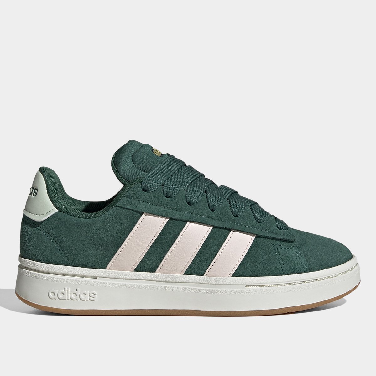 Miniatura Tênis Adidas Grand Court Alpha 00 Feminino Verde+Branco - 34