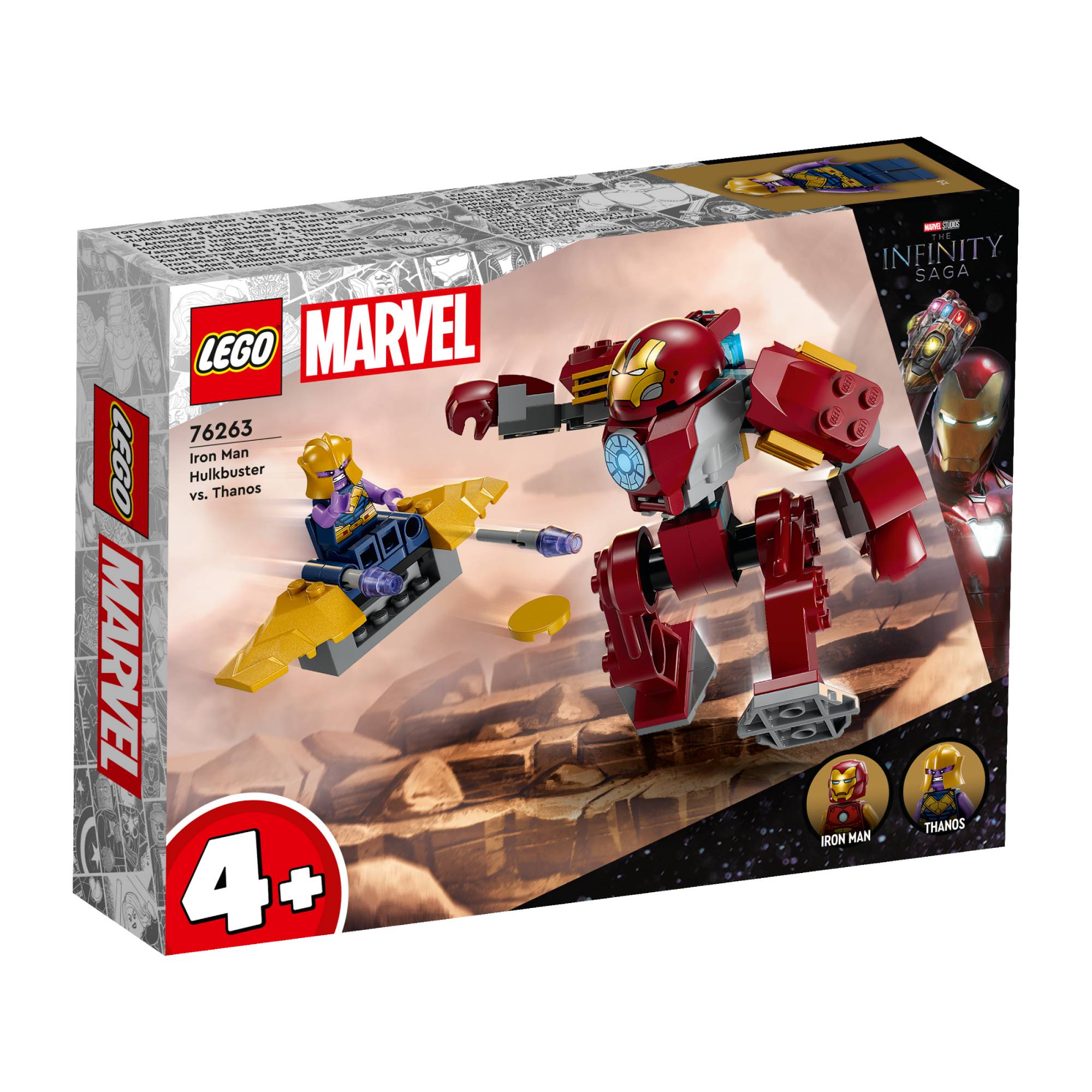 Miniatura LEGO Marvel - Hulkbuster vs. Thanos
