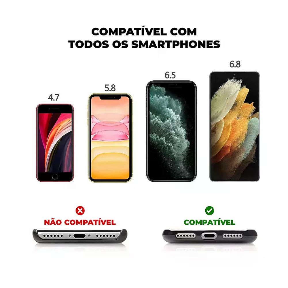 Kit Capa Silicon Veloz para Moto Edge 60 + Cordão Rosa