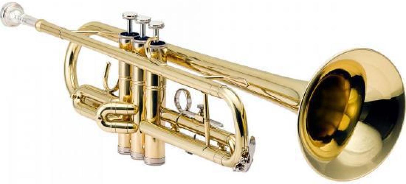 Miniatura Trompete Bb Htr-300L Laqueado Harmonics