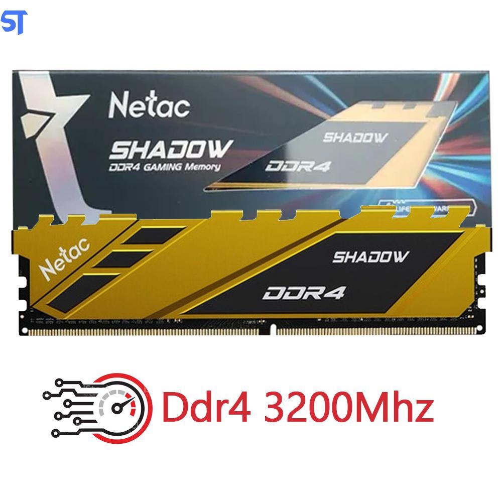 Miniatura Memória Ram Gamer Desktop 16Gb 3200Mhz Ddr4 Shadow- Amarelo