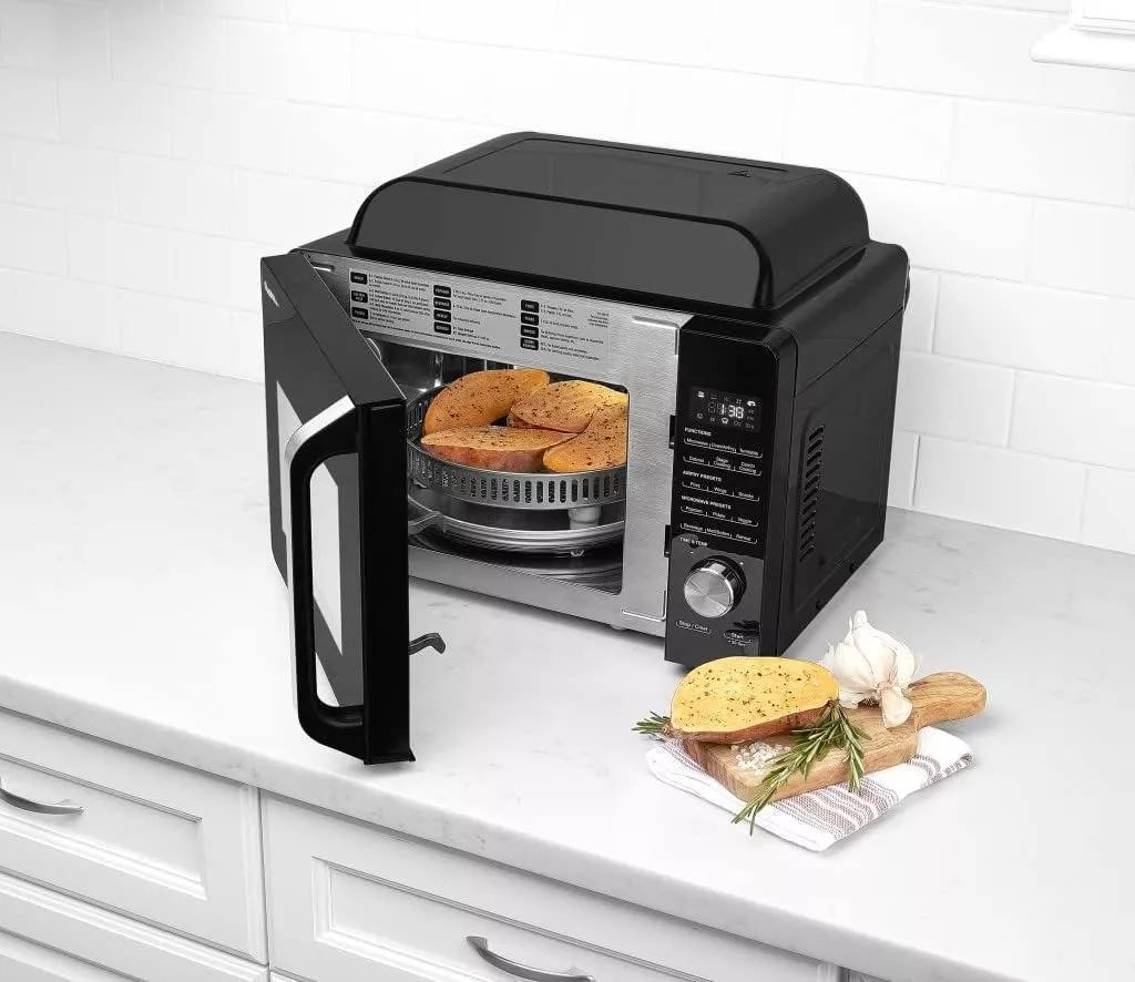 Cuisinart Forno Microondas Com Airfry 3 Em 1 - 1500W Preto