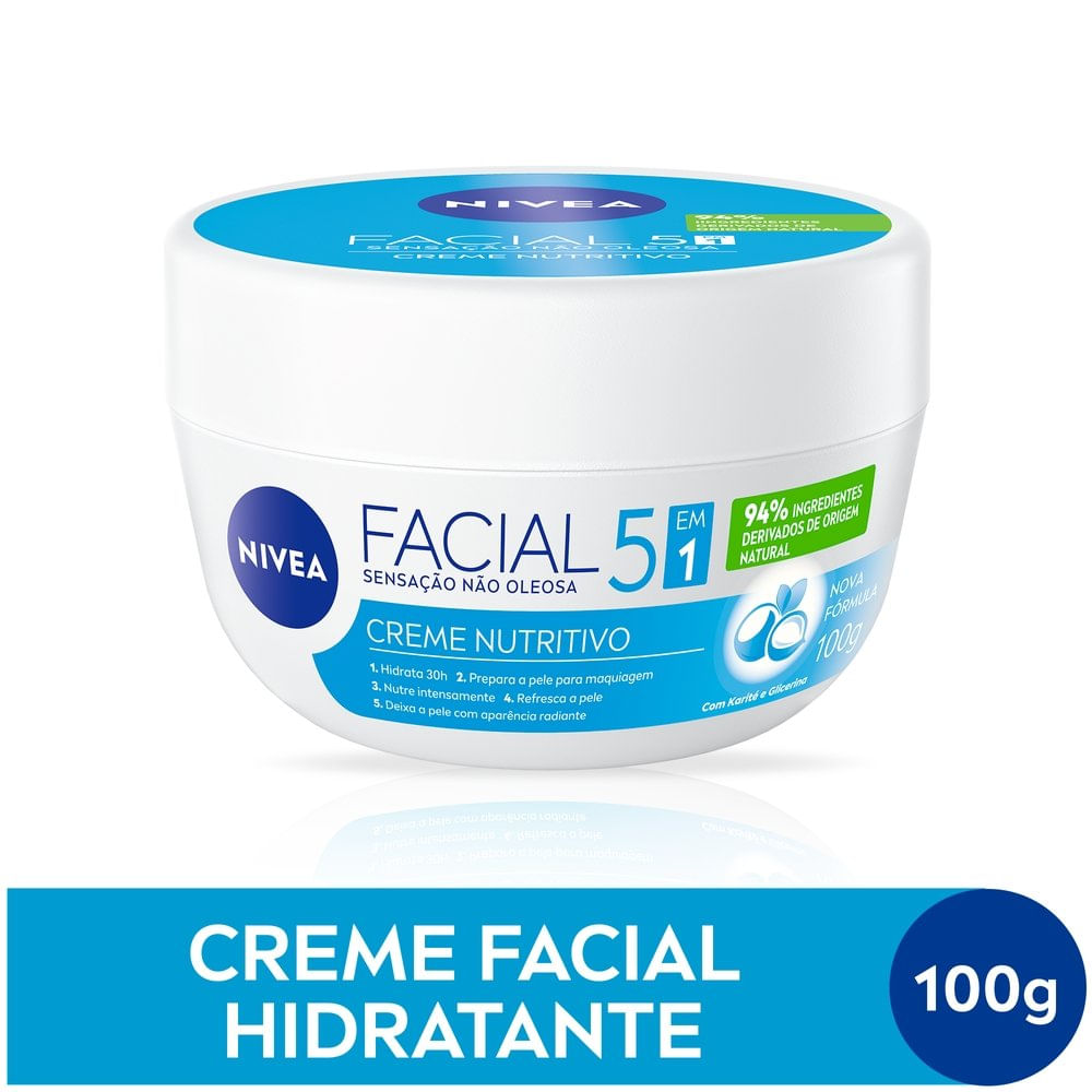 Miniatura Creme Facial Nivea Nutritivo 100g