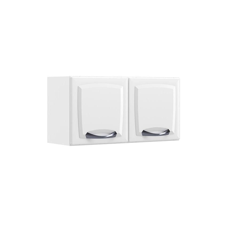 Miniatura Armário Aéreo De Cozinha Branco 2 Portas Gel New Premium