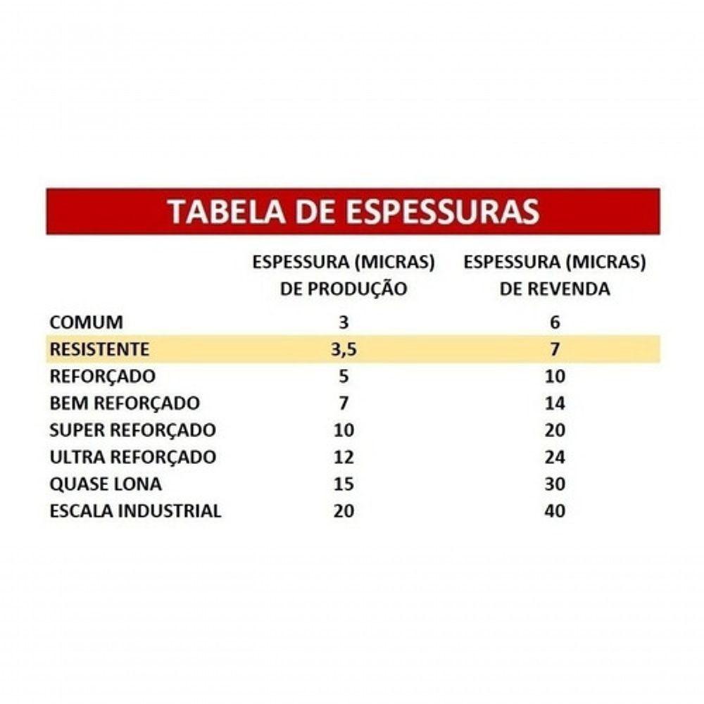 Miniatura Saco De Lixo 200 Litros Resistente 100 Unidades