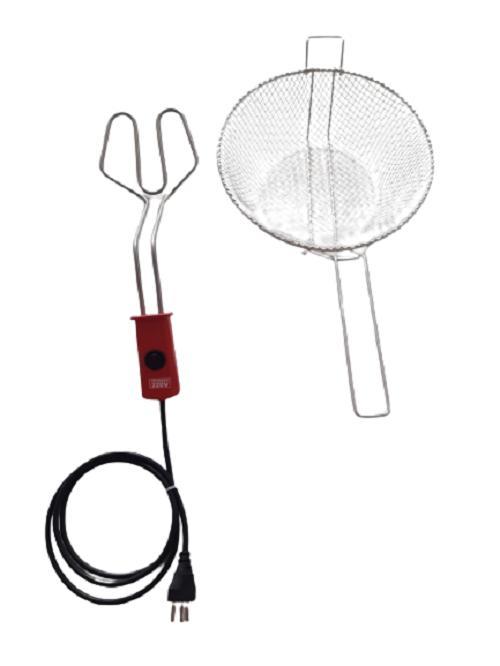 Miniatura Resistência Fritadeira Elétrica Peneira Fritura