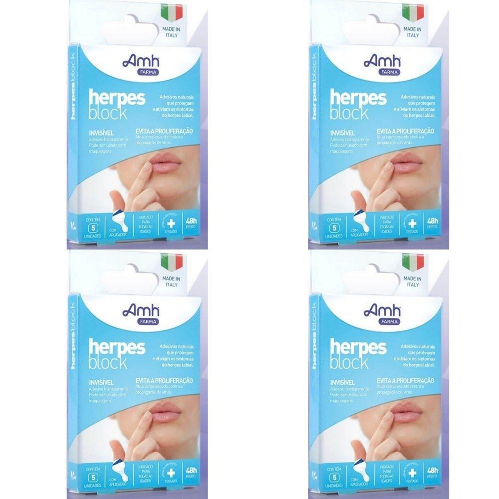 Miniatura Adesivos Naturais Herpes Block - Kit 4 Caixas