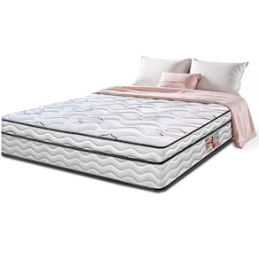 Miniatura Colchão King Cama InBox Moderne Ortopédico com Camada Especial de Espuma D45 25x193x203cm - Branco/Grafite