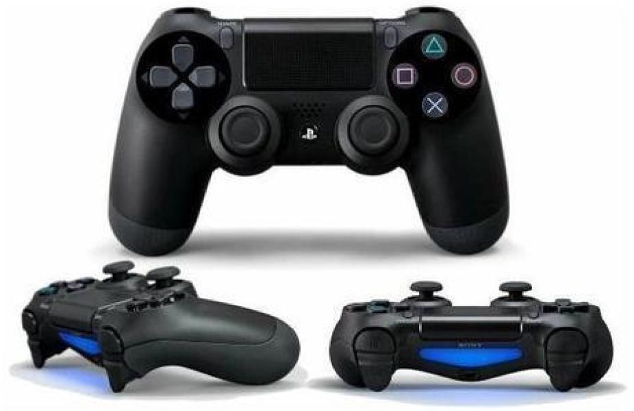 Miniatura Controle Joystick Sem Fio Compatível Playstation Ps4 - Preto