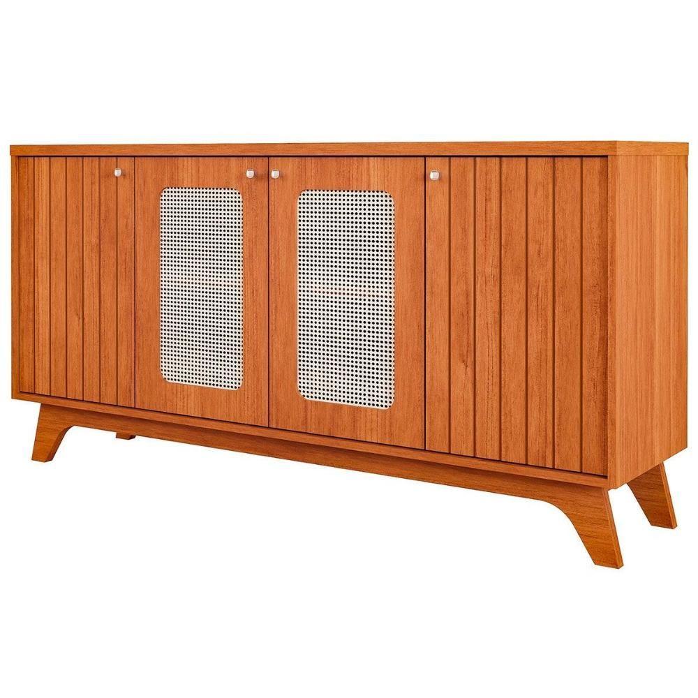 Miniatura Buffet De Sala Jantar Isa C/ Tela 4 Portas Cinamomo - Cimol