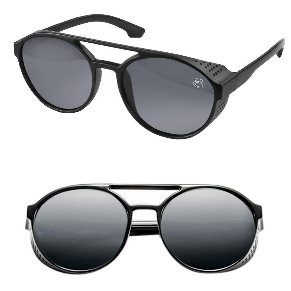 Oculos Sol Masculino Social Praia Vintage + Proteção Uv + Case Qualidade Premium Estiloso Luxo Retrô