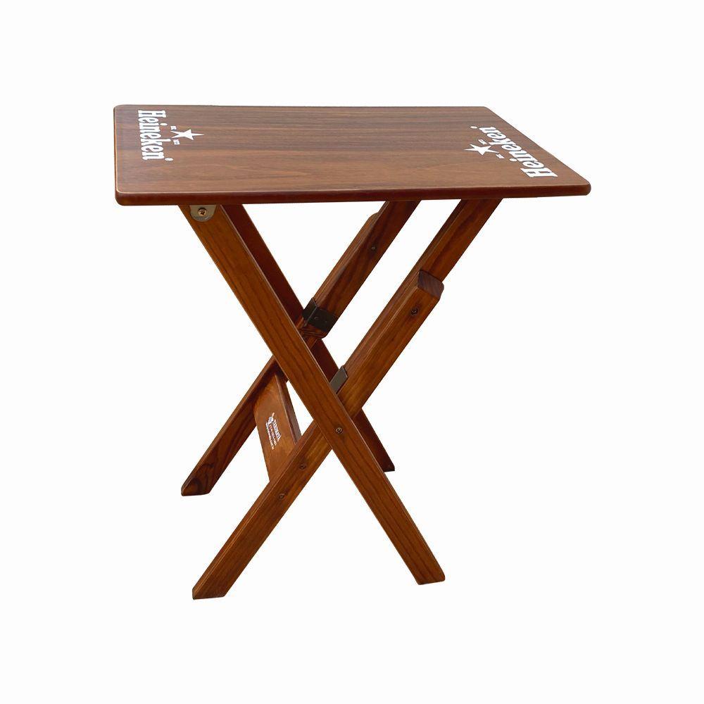 Miniatura Mesa Aparador Dobrável Madeira 68x43 Personalizada Hei Imbuia - Tarimatã