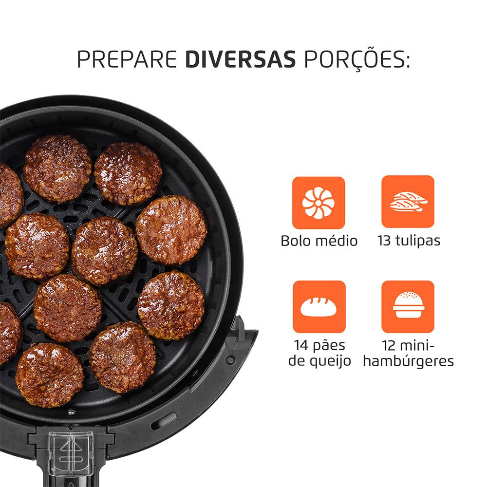 Miniatura Fritadeira Air Fryer 3,5L AF35BF Mondial 127V Preto - 127V