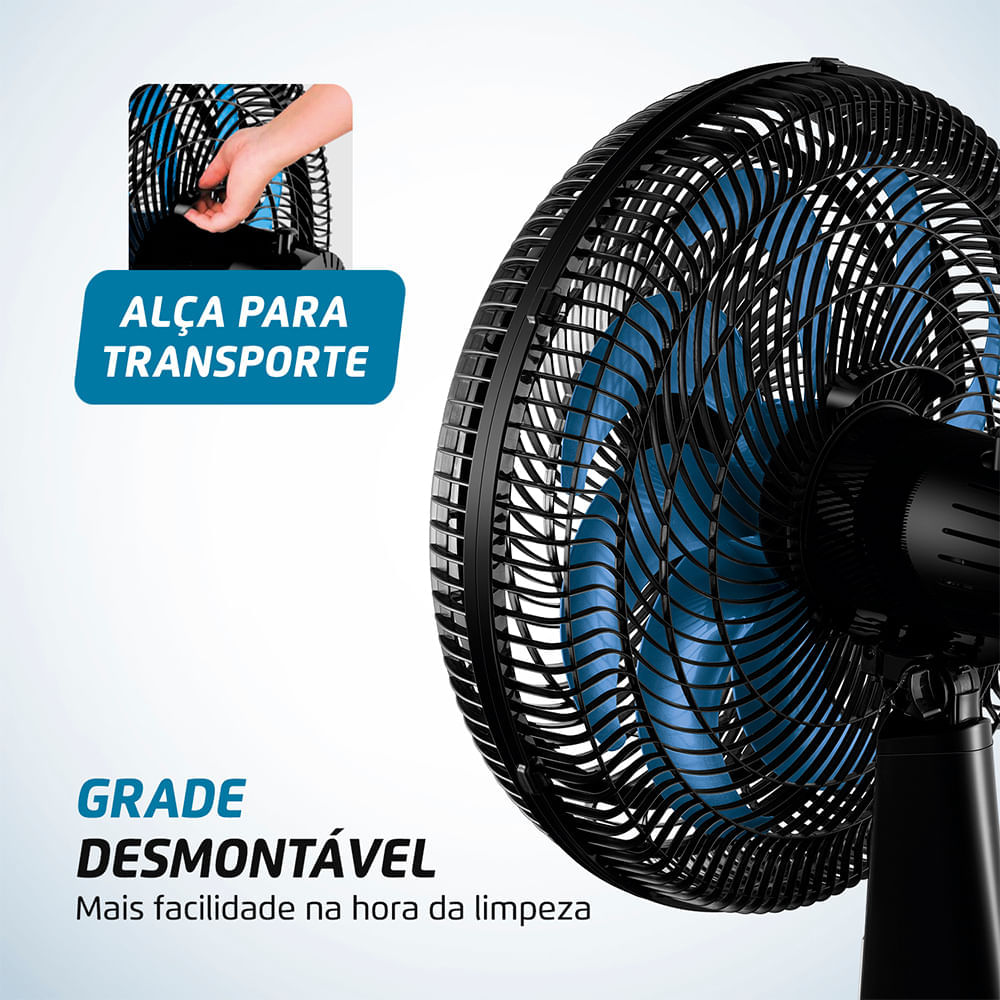 Miniatura Ventilador de Mesa Maxis 6 pás 40cm V-40-MX-B VENTILADOR V-40-MX-B 127V/60Hz