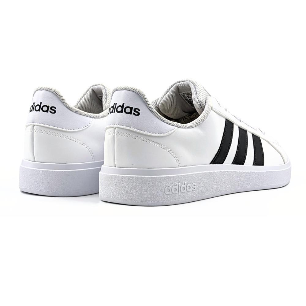 Miniatura Tênis Adidas Grand Court Base 2.0 Masculino BRANCO/PRETO - 37