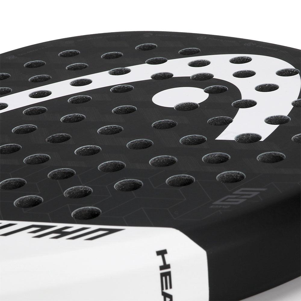 Miniatura Raquete de Padel Head 360+ Alpha Pro Preta e Branca