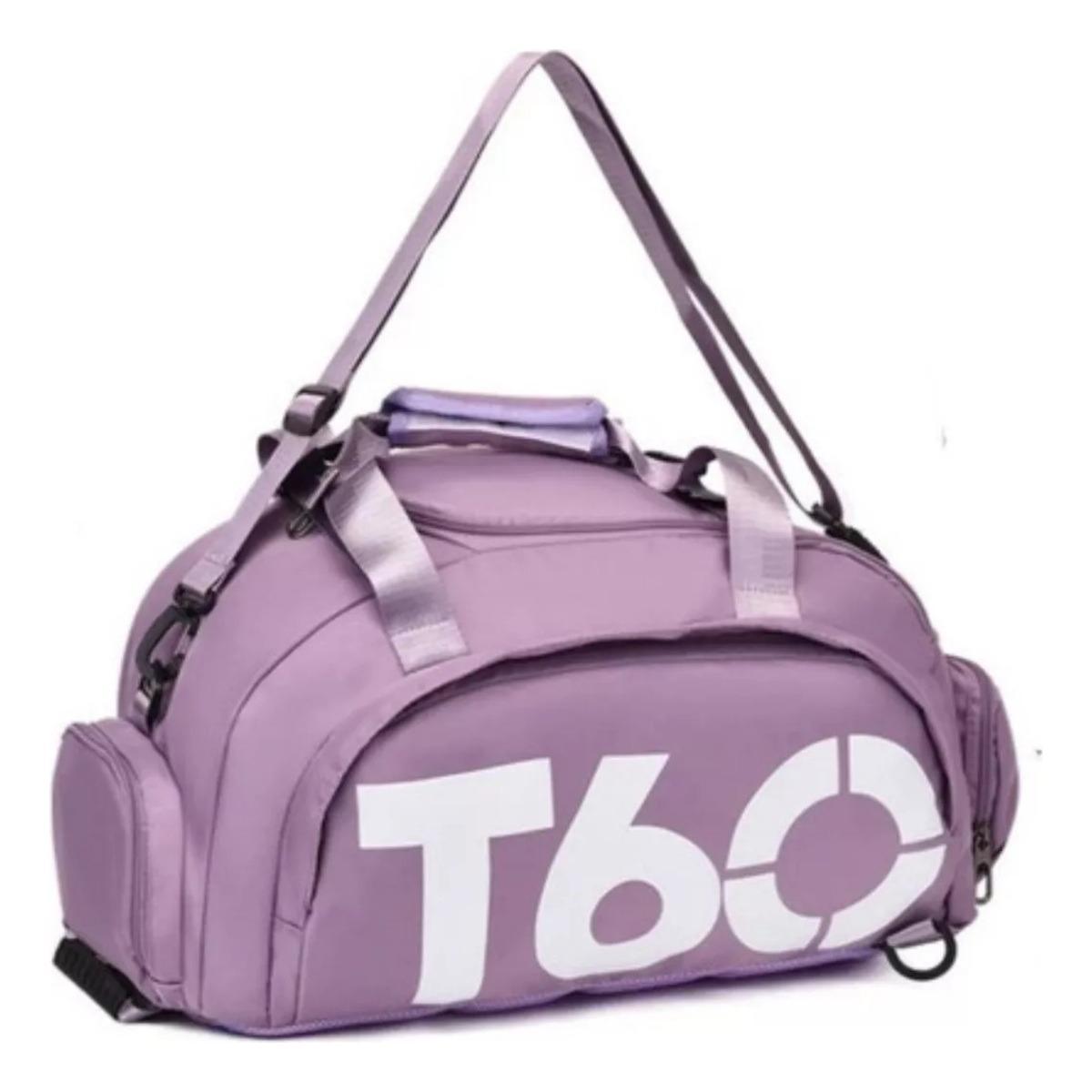 Miniatura Bolsa Mala Mochila T60 Academia Bagagem Viagem Cor Rosa Clar
