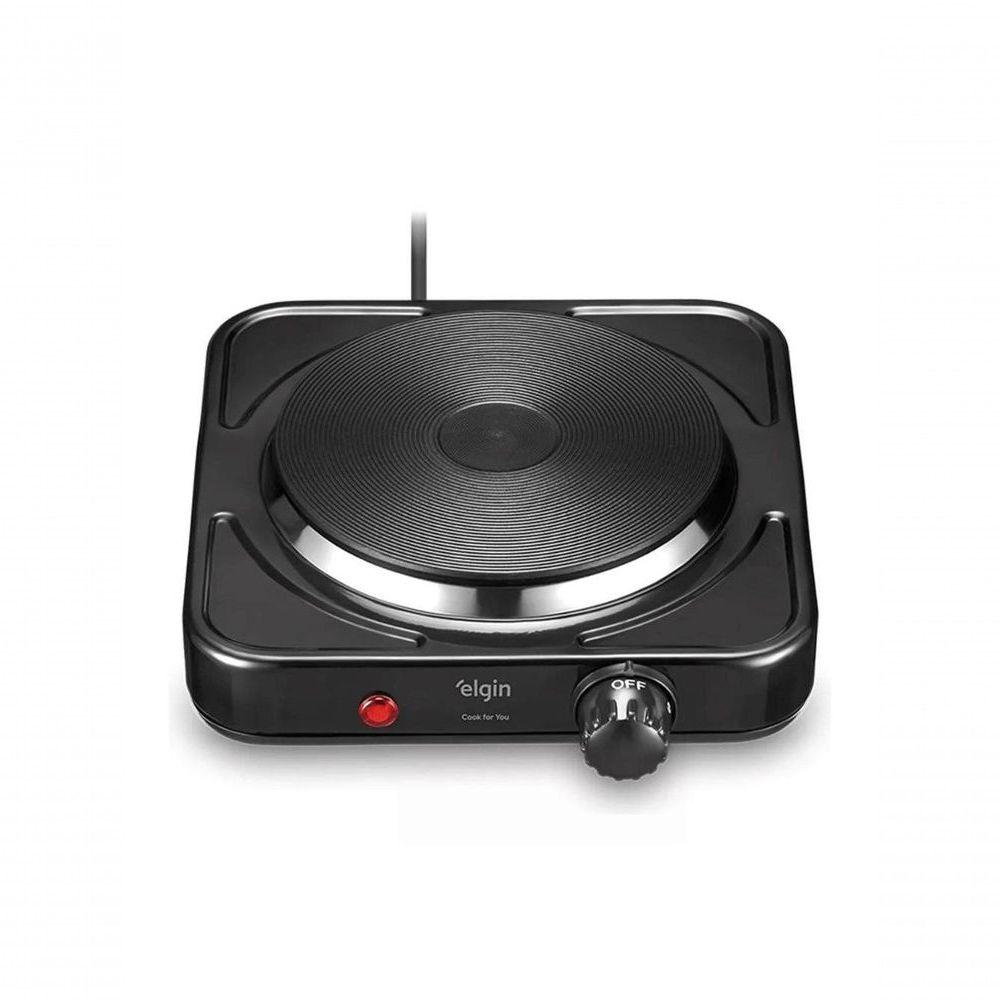 Miniatura Fogao Cooktop Elgin Eletrico Portatil FOG20 1 Boca 1000w - 110V