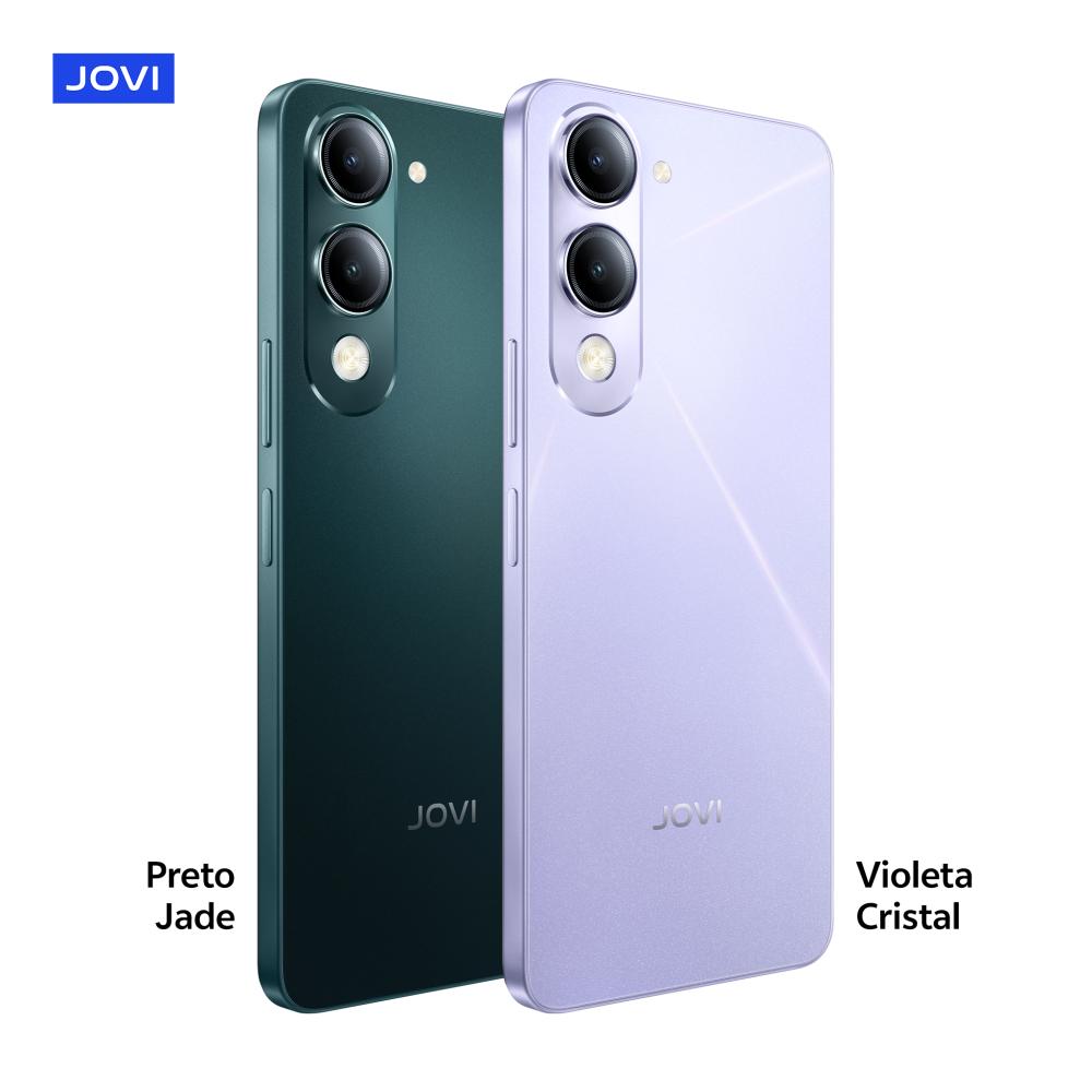 Miniatura Smartphone Jovi Y29s 5g 256gb, 8+8gb Ram Turbo, Câmera 50mp, Dimensity 6300, Bateria 6000mah, Carregamento 44w - Preto Jade CELULAR JOVI Y29S 256GB DUAL SIM 8GB RAM - Preto