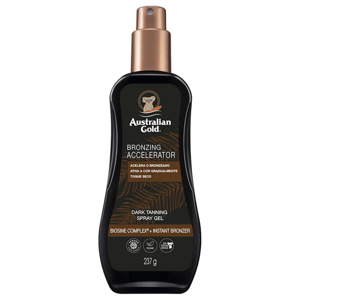 Miniatura Australian Gold Kit - Protetor Solar Corporal  + Acelerador de Bronzeado Kit